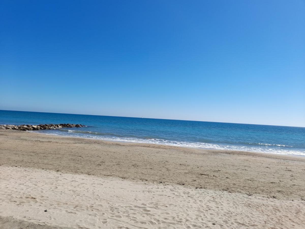 JOLI T2 RDC, BORD DE MER , PISCINE , Aresquiers FRONTIGNAN PLAGE 34 Eksteriør bilde